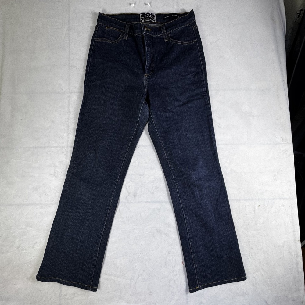 NYDJ Womens Marilyn Straight Leg Jeans Blue Premium Denim High Rise Stretch 8P